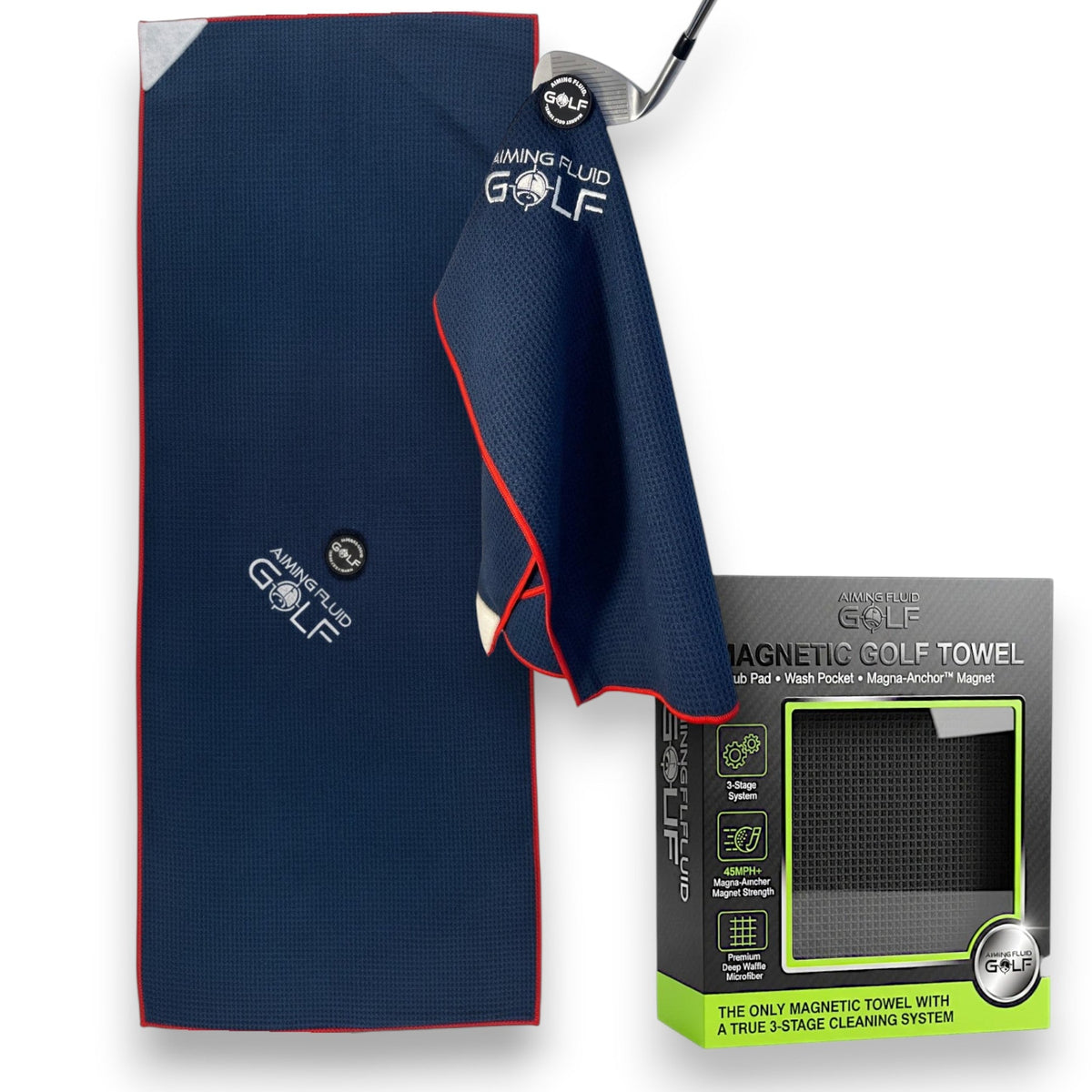Magna-Anchor™ Magnetic Golf Towel | The 40 (16×40)