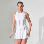 MAI DRESS | Performance Tennis & Pickleball Dress with Mesh Flounce