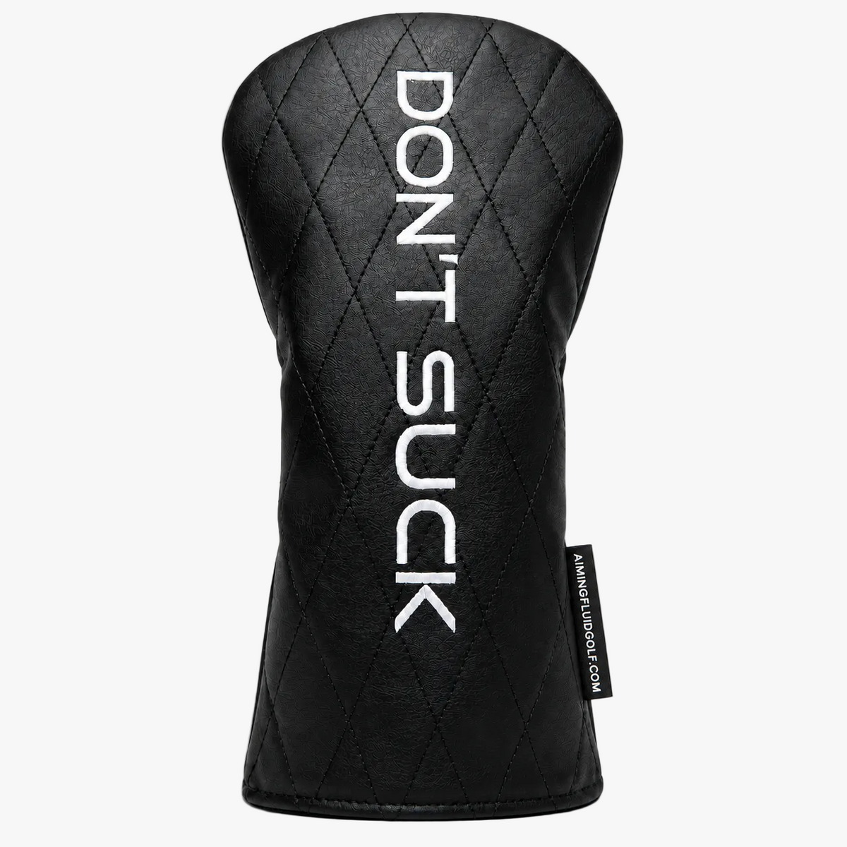 Don’t Suck™ Driver Headcover | Premium Black Diamond Quilted Fit (460cc)