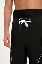 Marina Black Modest Men’s Swim Shorts | S2501-2