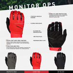 Lizard Skins Monitor Ops Cycling Gloves | Long Finger Unisex Bike Gloves