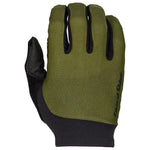 Lizard Skins Monitor Ignite Long Finger Cycling Gloves | Olive Green