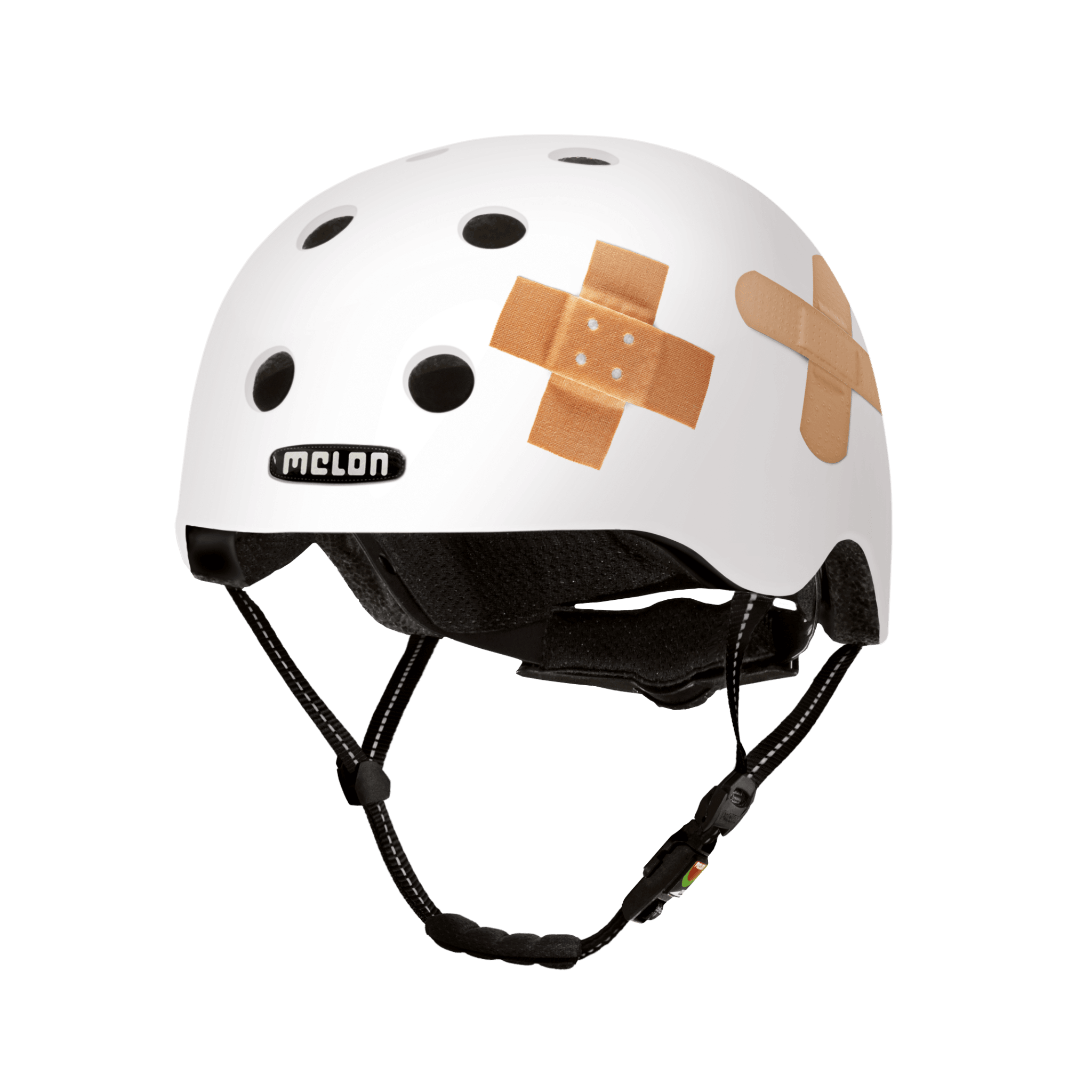 Plastered White Helmet