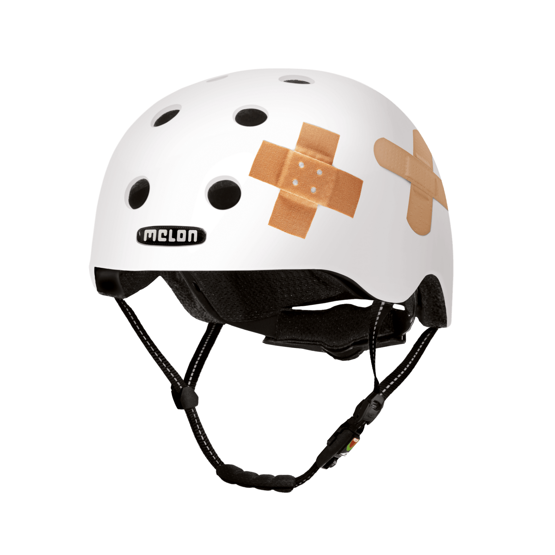 Plastered White Helmet