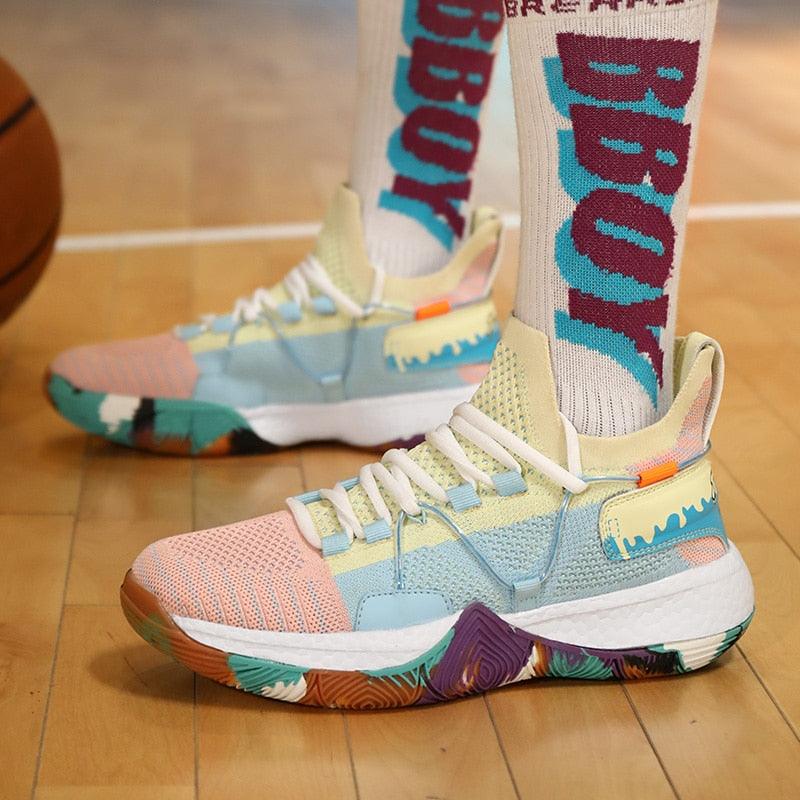 Athletic High-Top Sneakers