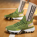 Athletic High-Top Sneakers