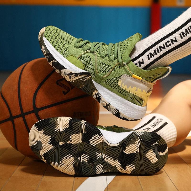 Athletic High-Top Sneakers