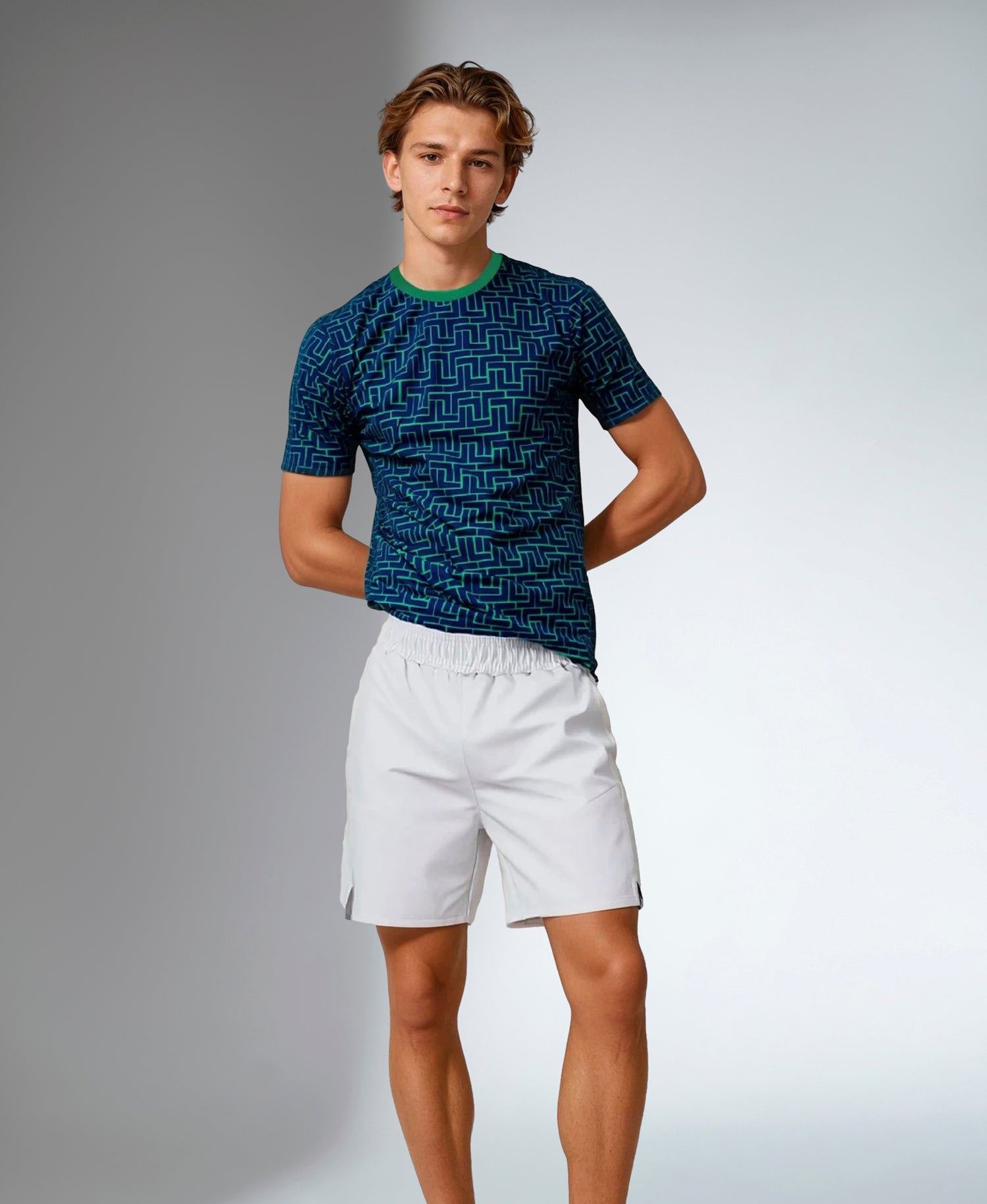 Men's Short-Sleeve Crew Neck | UV Protection & Antimicrobial