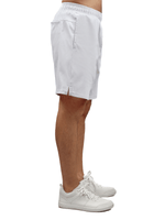 Men's Tennis Shorts | Spin Shorts with Pockets & UV Protection | White