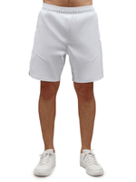 Men's Tennis Shorts | Spin Shorts with Pockets & UV Protection | White