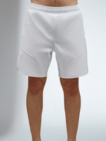 Men's Tennis Shorts | Spin Shorts with Pockets & UV Protection | White
