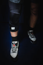 Mid-Length Padded Knee Sleeve | Black