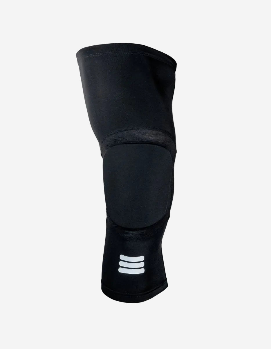Mid-Length Padded Knee Sleeve | Black
