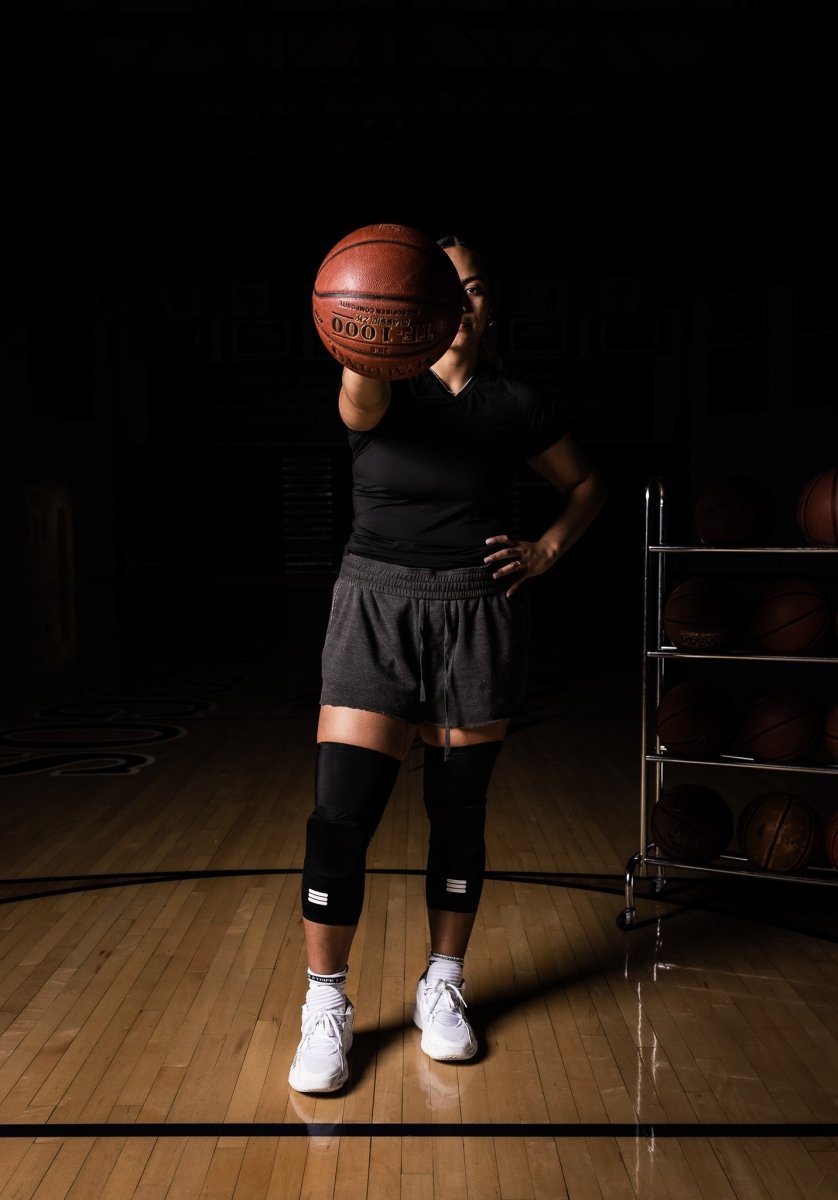 Mid-Length Padded Knee Sleeve | Black