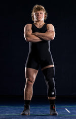 Mid-Length Padded Knee Sleeve | Black