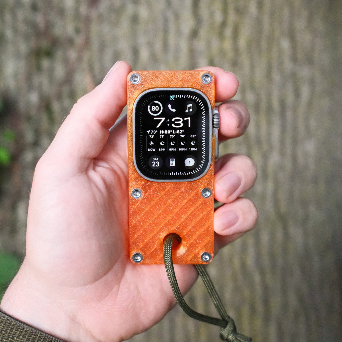 Miniphone Ultra (MPU) Case for Apple Watch Ultra 1/2/3 | Signal Orange