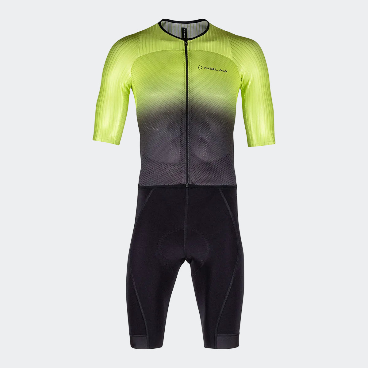 Nalini BAS ERGO Men's Cycling | Triathlon Skinsuit | Black/Yellow