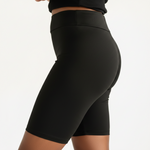 No Cling Premium Black Biker Shorts