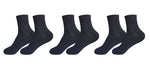 Tittimitti® 100% Organic Combed Cotton Luxury Men's Socks | 3 Pairs