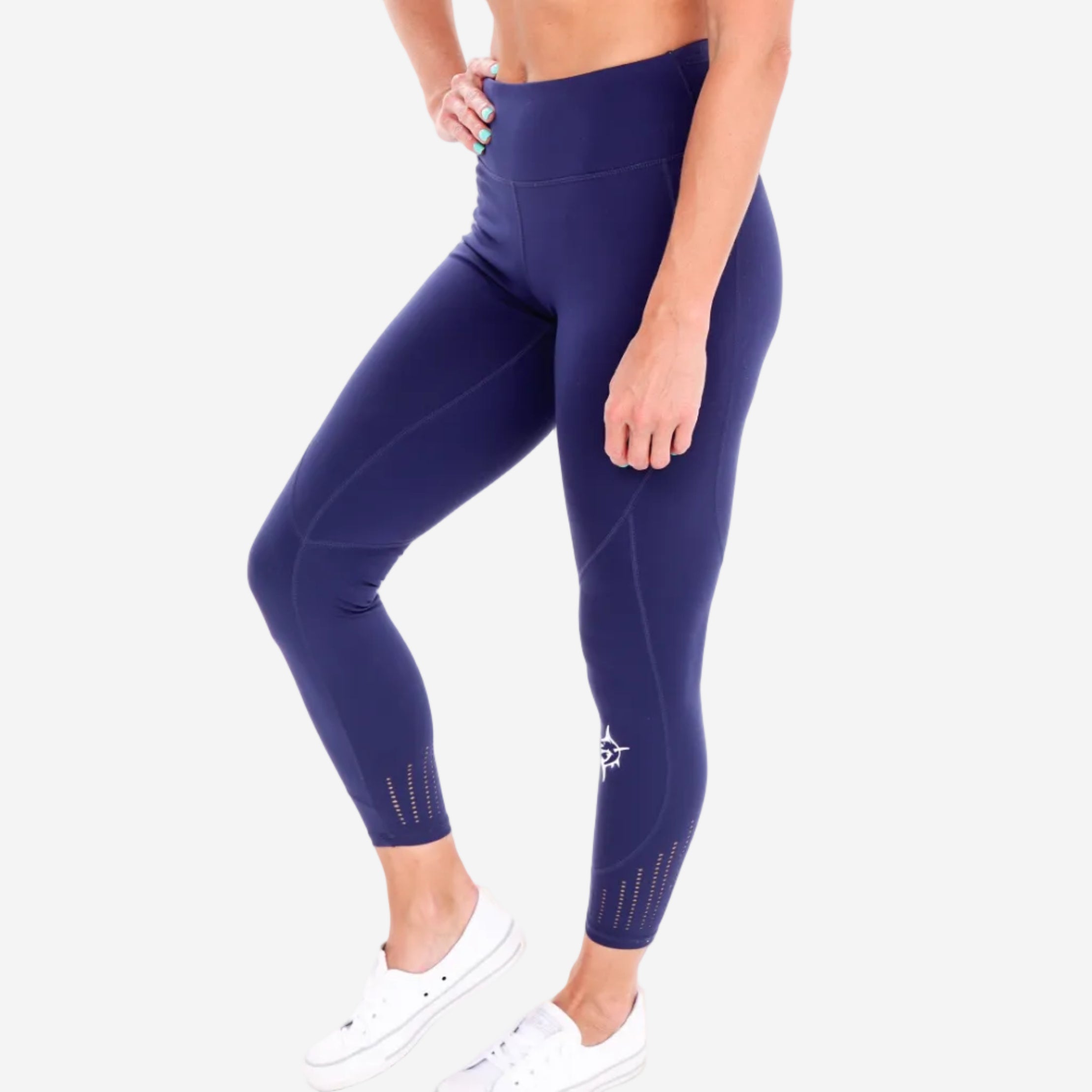 HydroFlex Cut Out Leggings | Navy