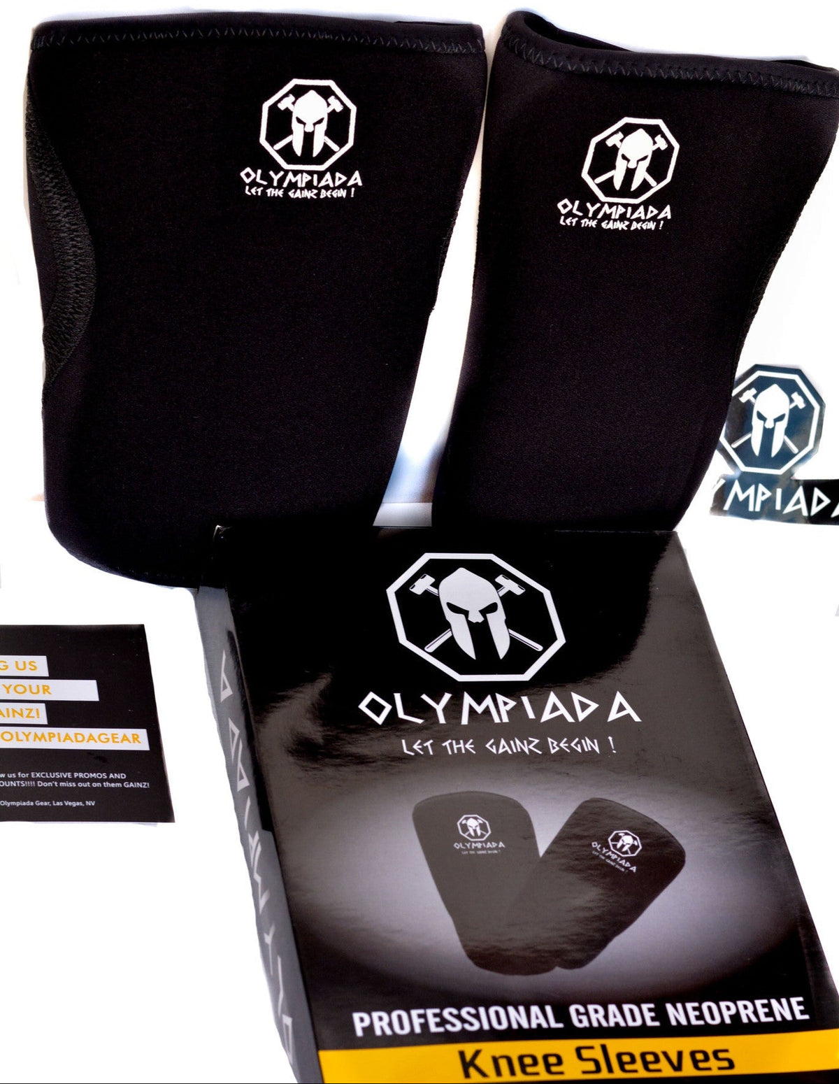 7mm Knee Sleeves | Neoprene Professional Grade Top-Quality Support