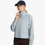 Women’s (Size M) Short Cut Windbreaker Jacket | Blue