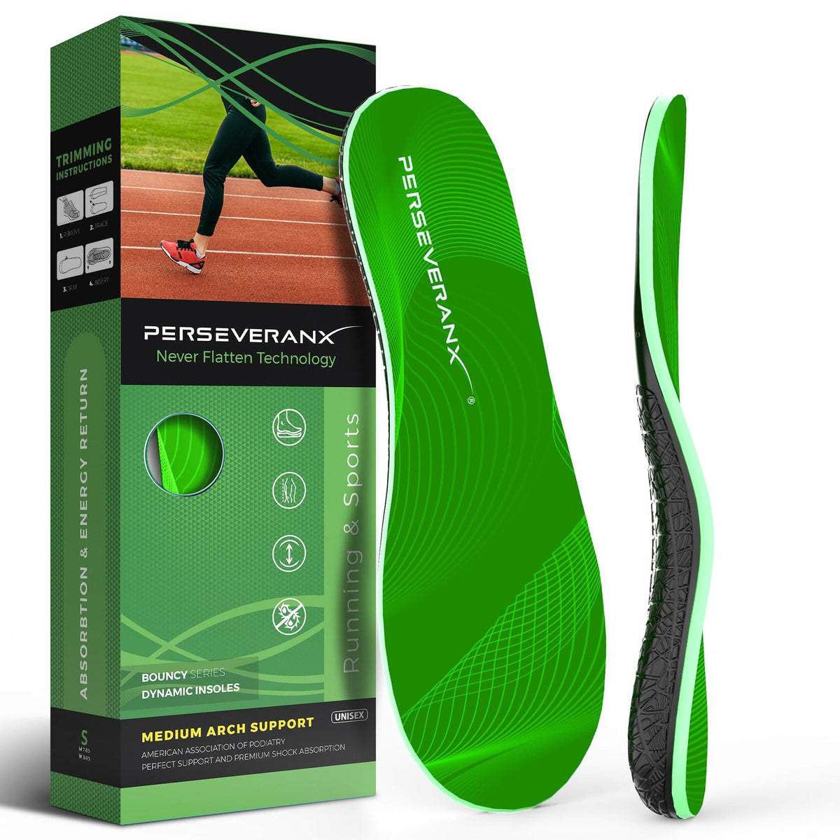 Arch Support Running Shoe Insole | XL (M12.5/W13.5-15.5)