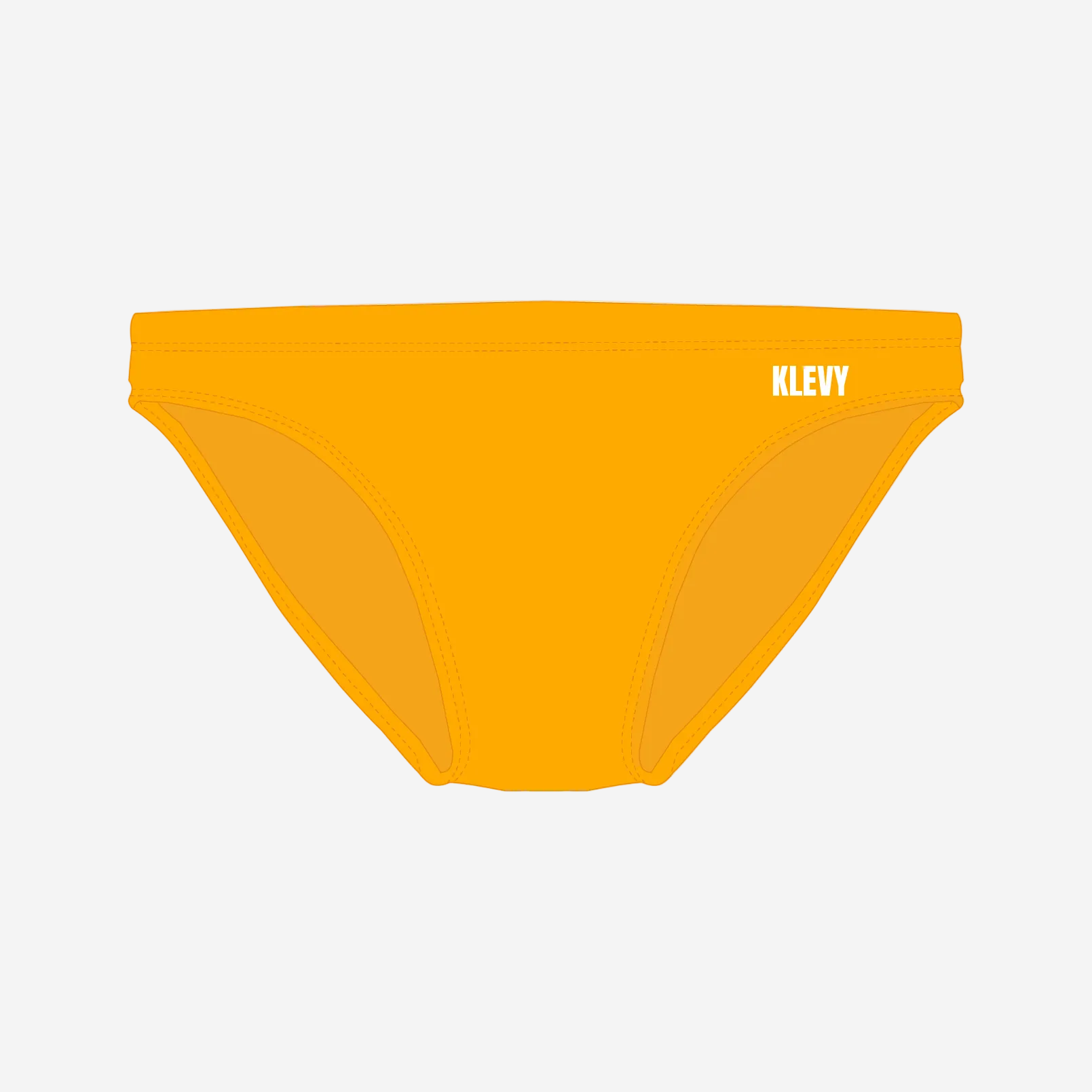 Men's Fitness+ Competitive Swim Brief | Solar Orange
