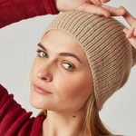 Textured Alpaca Beanie Hat