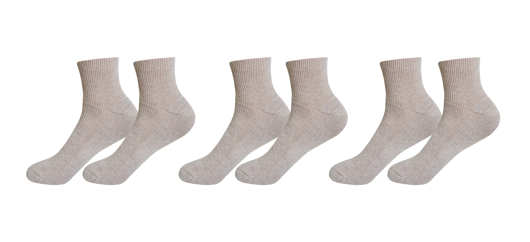 Tittimitti® 100% Organic Combed Cotton Luxury Men's Socks | 3 Pairs