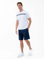 Performance Men's Tournament Short Sleeve Crew Neck | White/Midnight