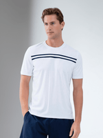 Performance Men's Tournament Short Sleeve Crew Neck | White/Midnight