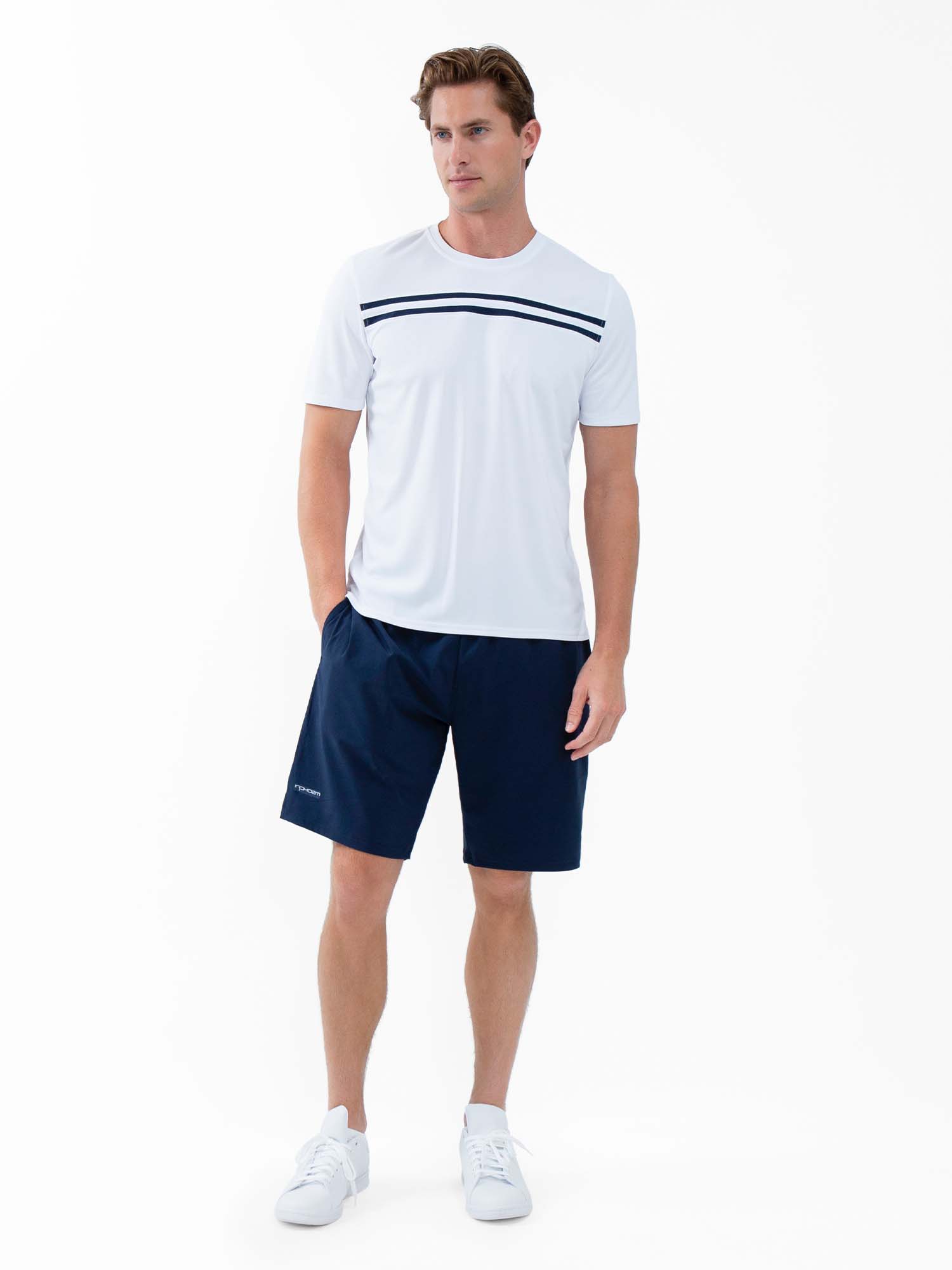 Performance Men's Tournament Short Sleeve Crew Neck | White/Midnight
