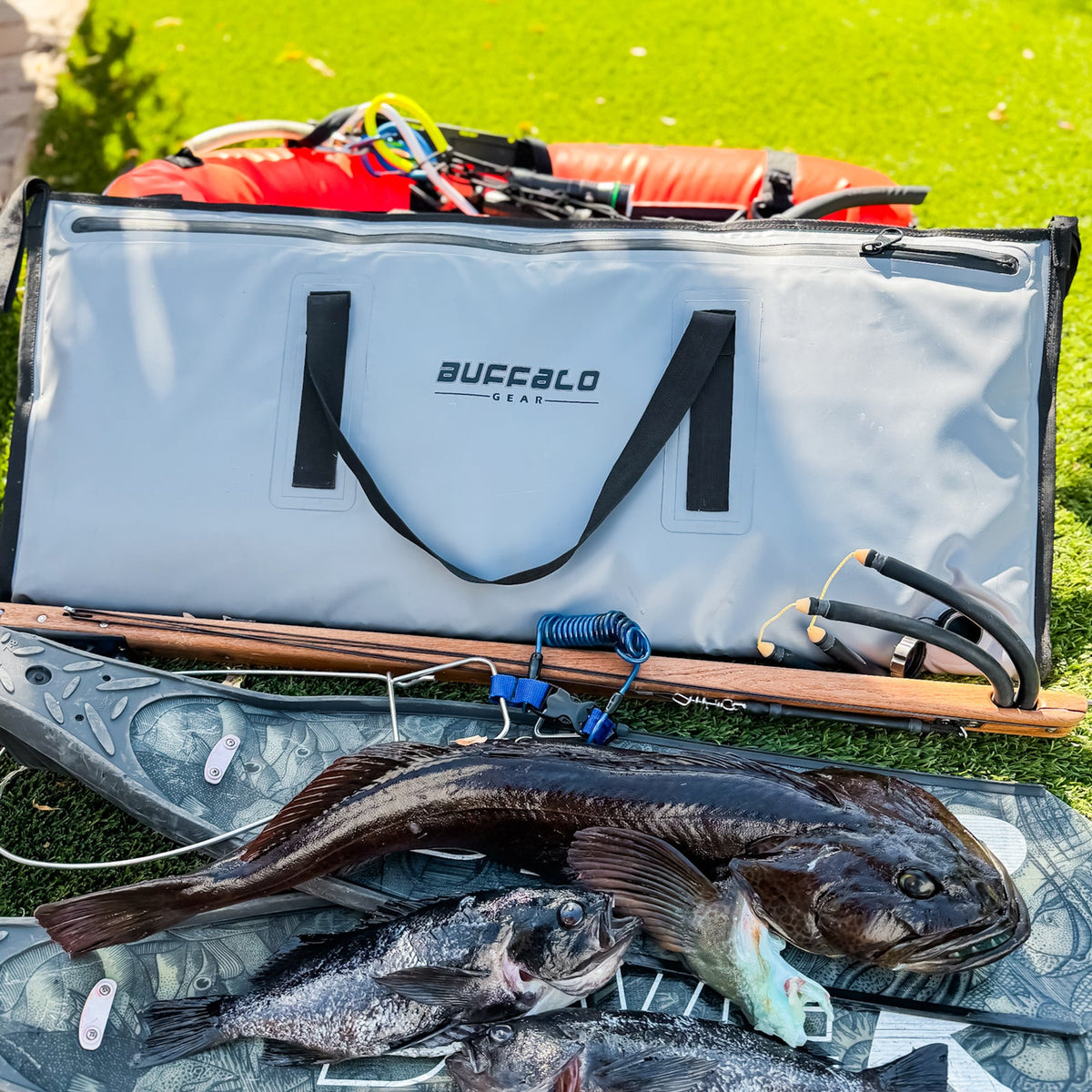40x18" Insulated Fish Cooler Bag | Waterproof Zipper