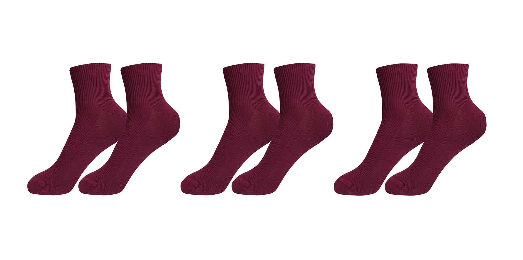 Tittimitti® 100% Organic Combed Cotton Luxury Men's Socks | 3 Pairs