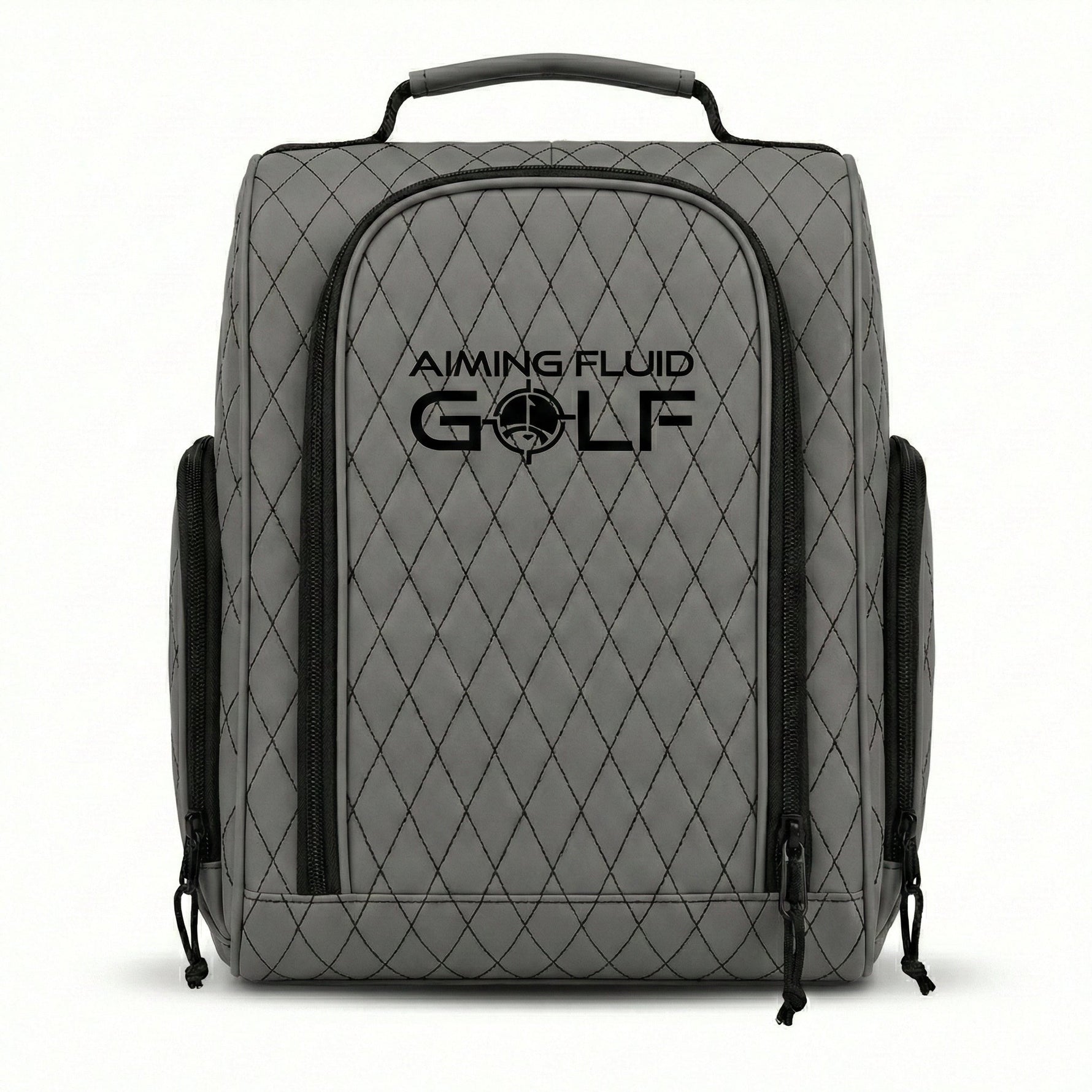 Premium Golf Shoe Bag | Vented Leather Shoe Storage