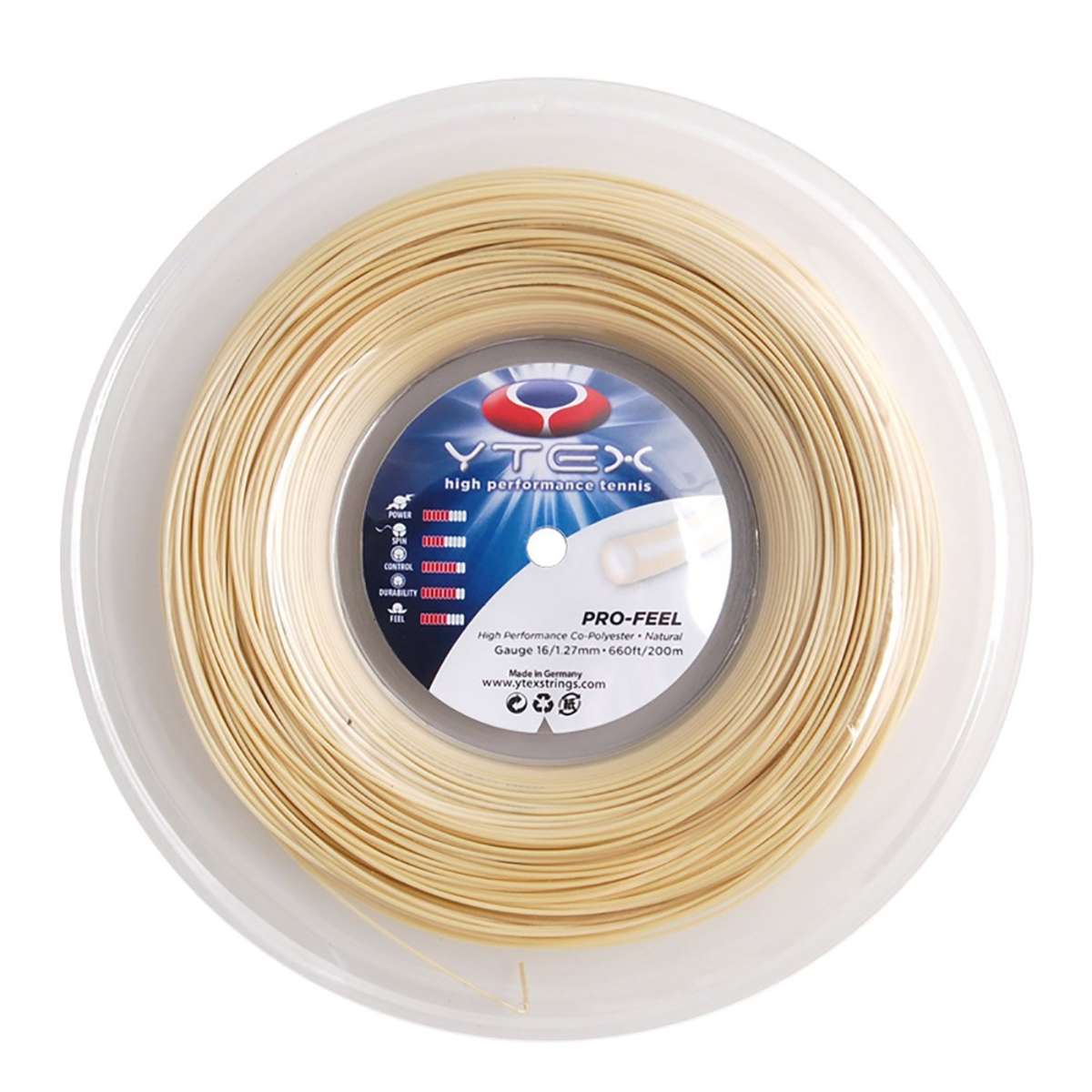Pro-Feel Natural Reel Racquet String