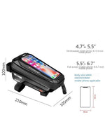 Top Tube WP Hard Shell Cycling Bag with TPU Touch Screen Phone Case