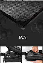 Top Tube WP Hard Shell Cycling Bag with TPU Touch Screen Phone Case