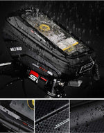 Top Tube WP Hard Shell Cycling Bag with TPU Touch Screen Phone Case