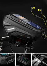 Top Tube WP Hard Shell Cycling Bag with TPU Touch Screen Phone Case