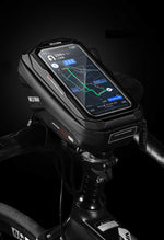 Top Tube WP Hard Shell Cycling Bag with TPU Touch Screen Phone Case