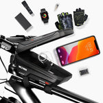 Top Tube WP Hard Shell Cycling Bag with TPU Touch Screen Phone Case