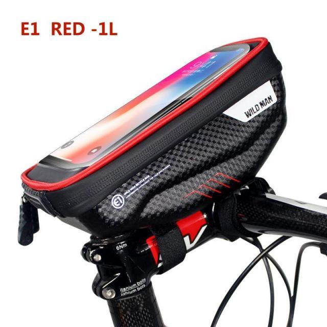 Top Tube WP Hard Shell Cycling Bag with TPU Touch Screen Phone Case