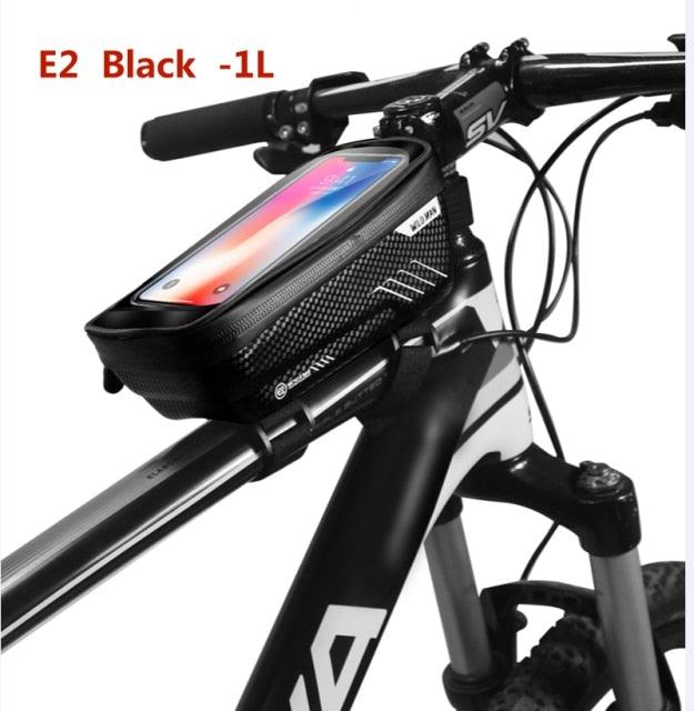 Top Tube WP Hard Shell Cycling Bag with TPU Touch Screen Phone Case
