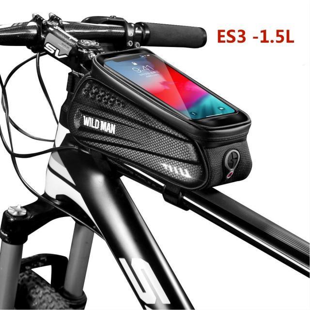 Top Tube WP Hard Shell Cycling Bag with TPU Touch Screen Phone Case
