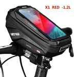 Top Tube WP Hard Shell Cycling Bag with TPU Touch Screen Phone Case