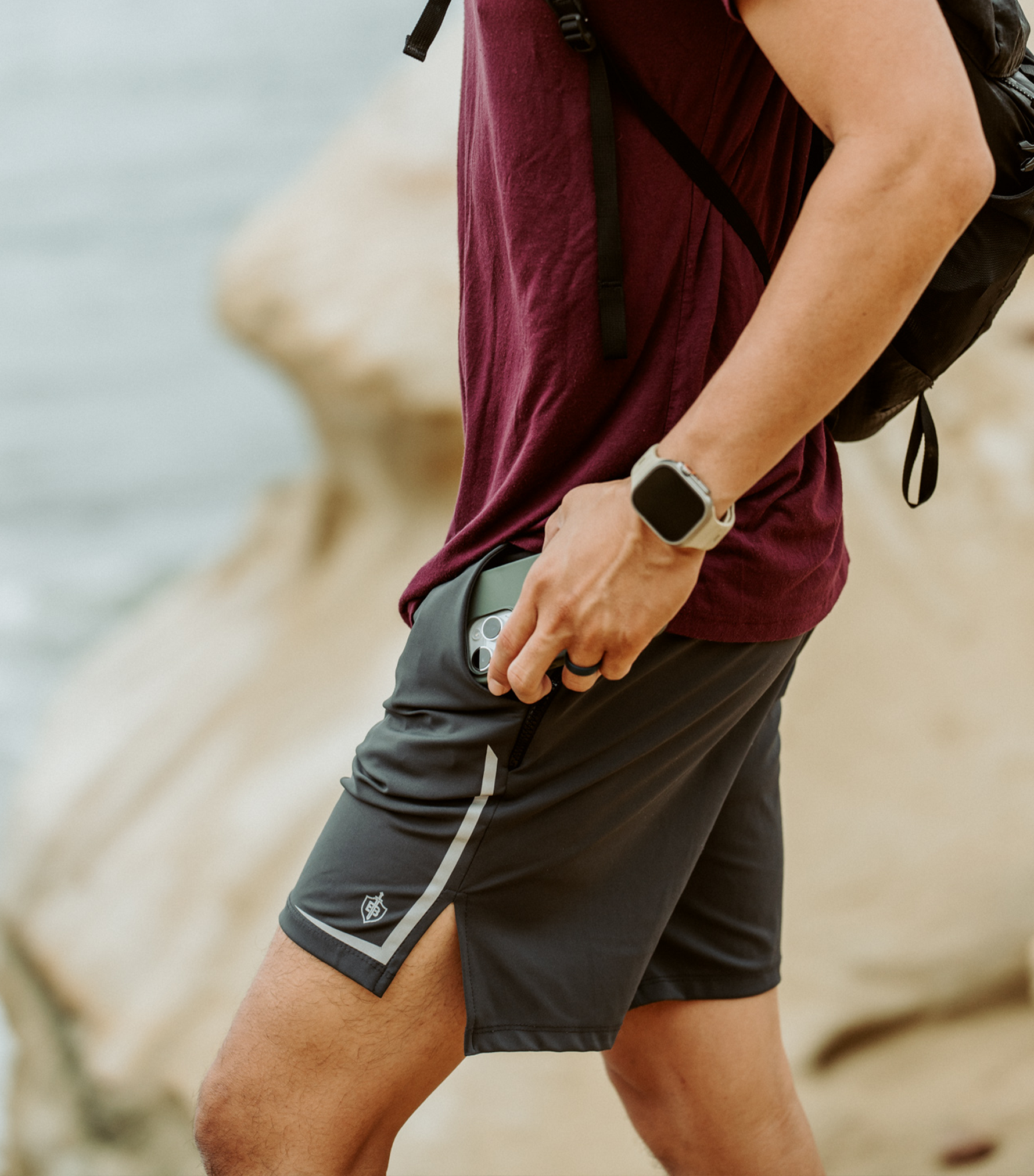 Dominate Training Shorts | Black