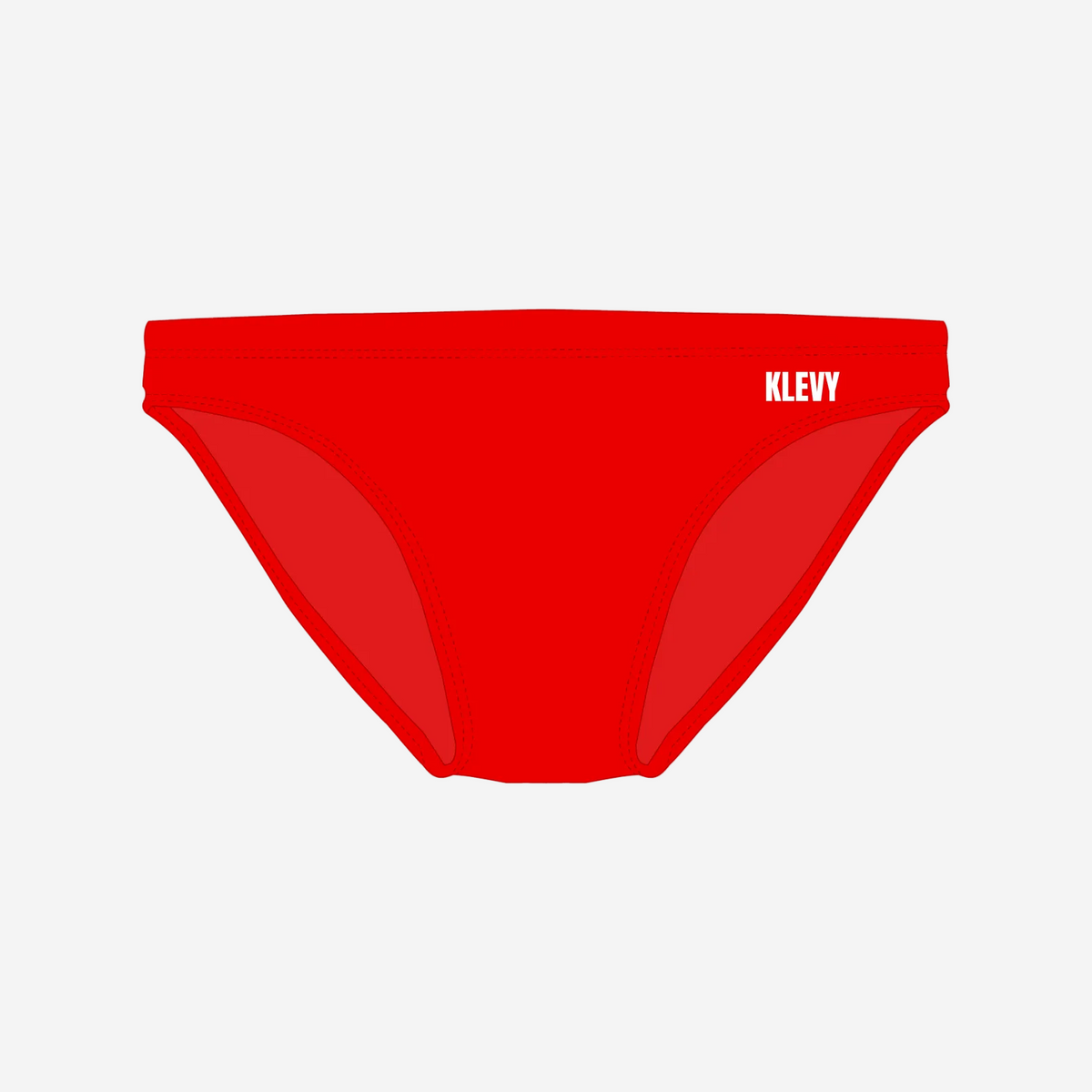 Men's Fitness+ Competitive Swim Brief | Race Red