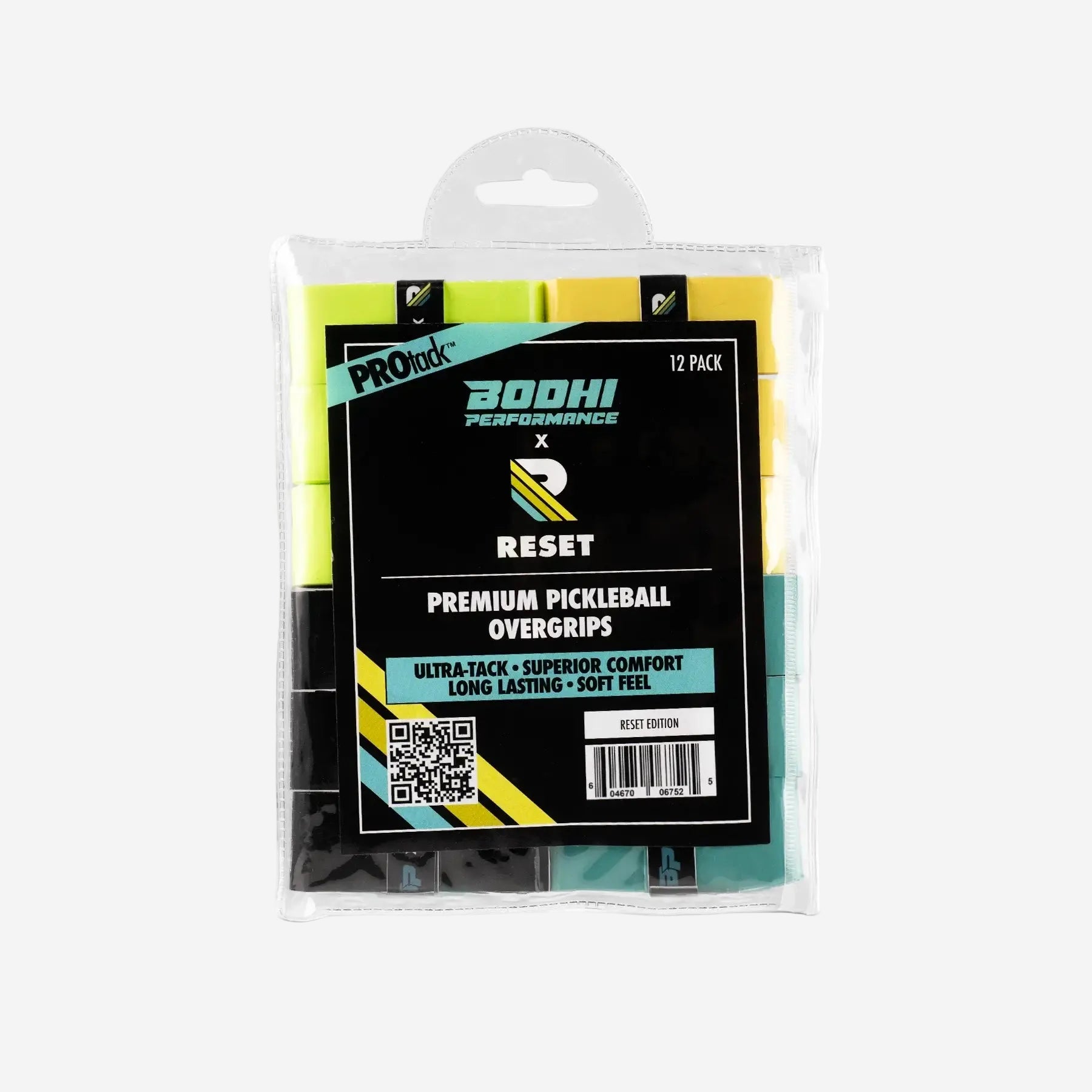 Reset™ 12 Pack Premium Pickleball Overgrips